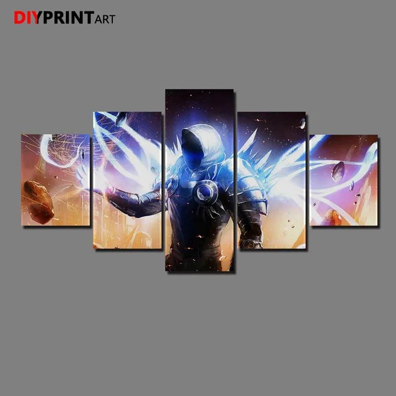 Игровой плакат картина диабло3 Armor Tyrael 5 панелей холст настенные картины