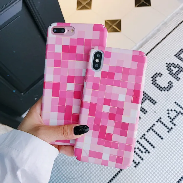 Чехол BUNA для iPhone 6 S 7 8 Plus X чехол s ультра тонкий гладкий рыбья чешуя 5 5S se цветной