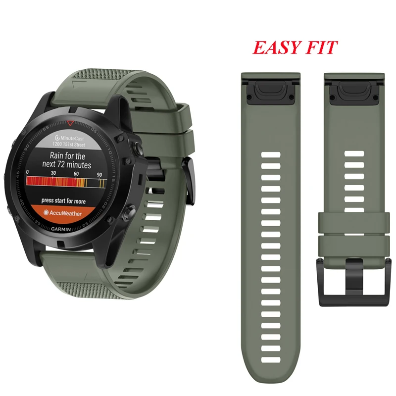 20 мм 22 мм 26 мм ремешок для часов Garmin Fenix 5 5X 5s 3 3HR quick fit умный ремешок для часов для Garmin Fenix5 Forerunner 935