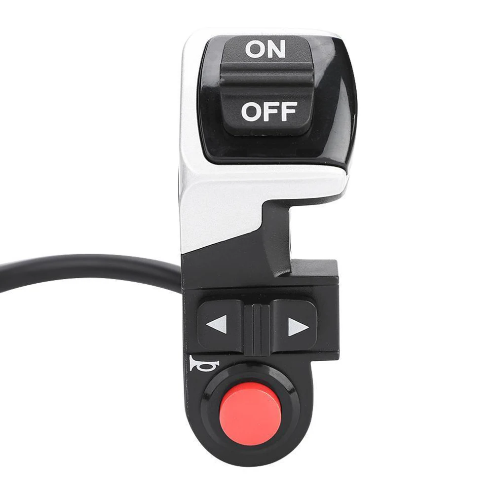 

3 In 1 Accessory Durable DIY Turn Signal Light Rear Lamp Shock Resistant Electric Bicycle Control Switch Button Type Replacement
