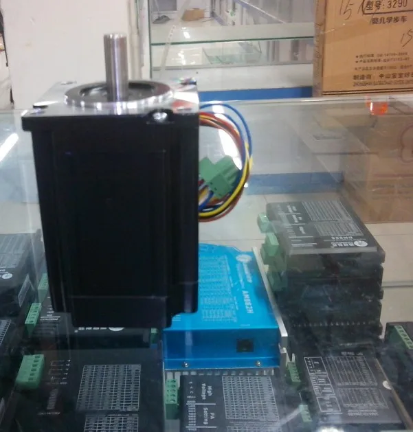 Бесплатная доставка трехфазный гибридный шаговый двигатель Leadshine NEMA 23 573S15