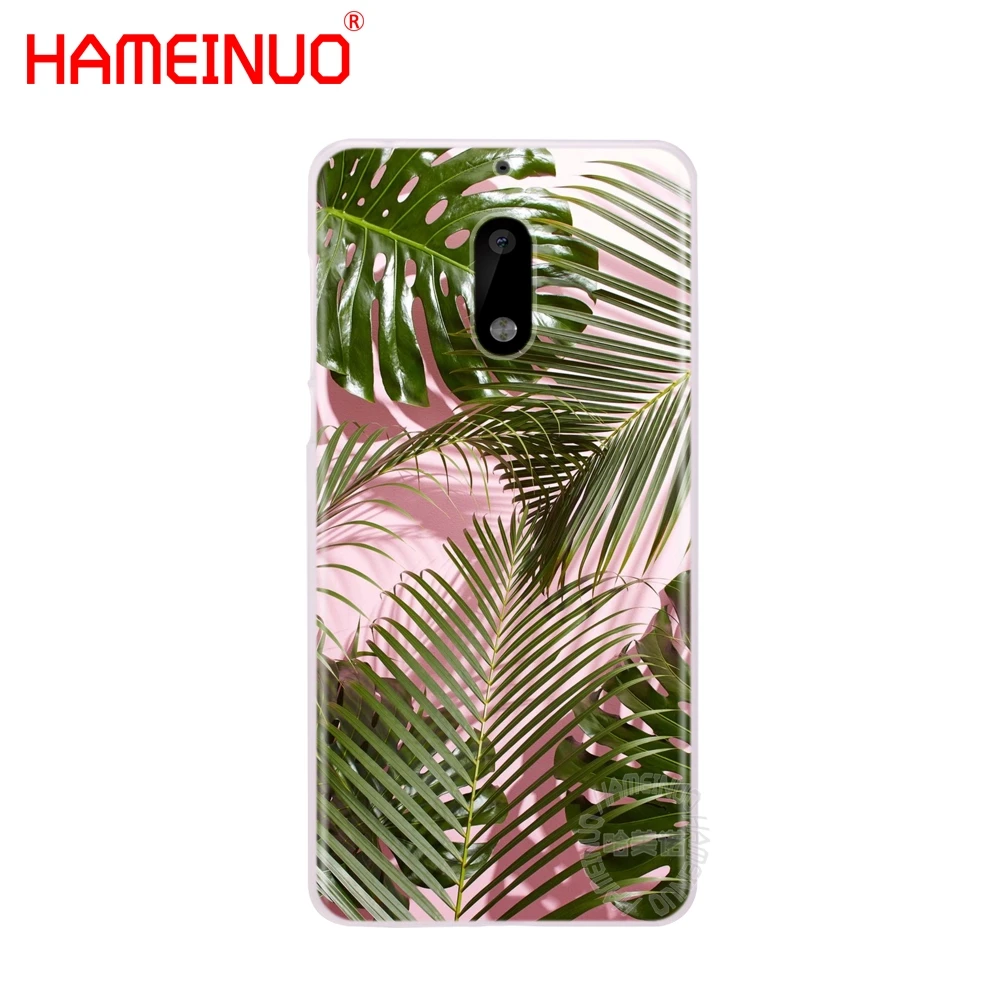 HAMEINUO чехол для телефона с белыми мраморными цветами и листьями Nokia 9 8 7 6 5 3 Lumia 640