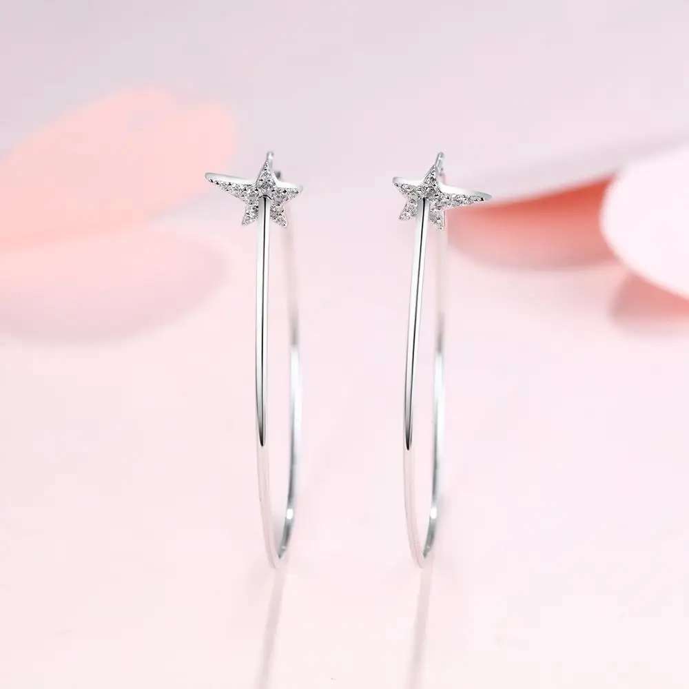 

ZTUNG CSC39 women fine jewelry,simple and cute earring,925 silver lady ear stud for daily wear