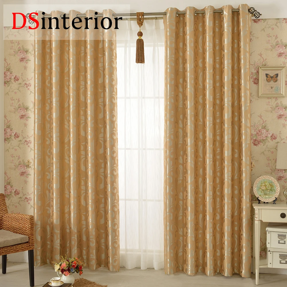 DSinterior размер на заказ блэкаут штора в классическом стиле|window curtain for living|curtains