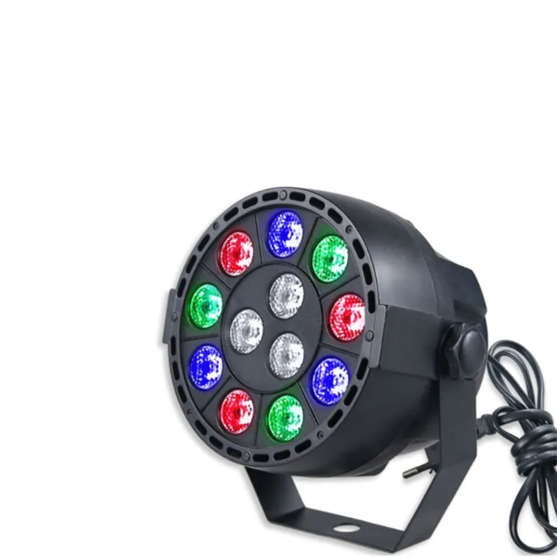 Новинка 2019, светодиодный сценический прожектор Par 12x3W RGBW с DMX512 для дискотеки, диджея, освещение для украшения вечевечерние