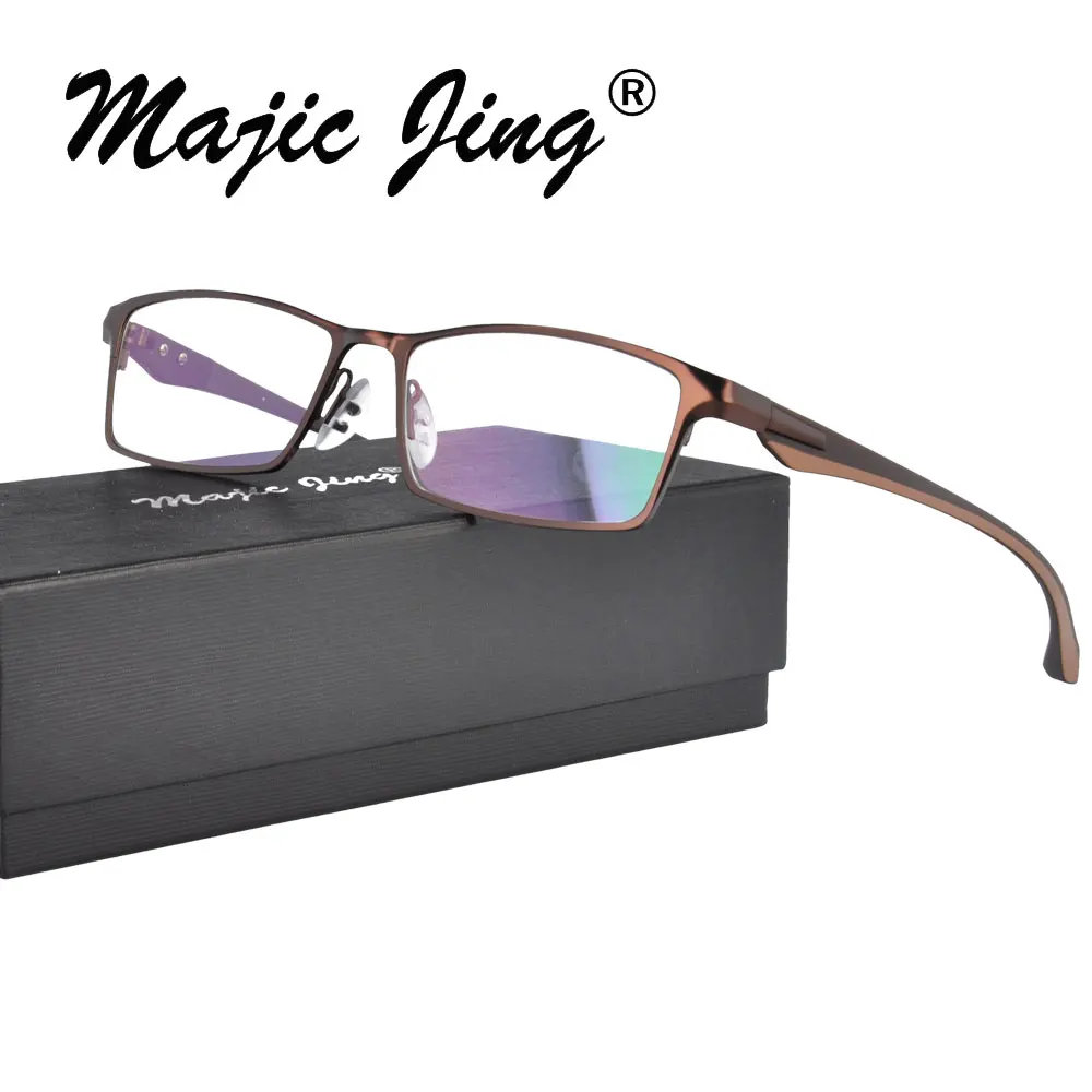 

Magic Jing stainless steel and TR RX optical frames myopia eyewear eyeglasses spectacles for men P9064