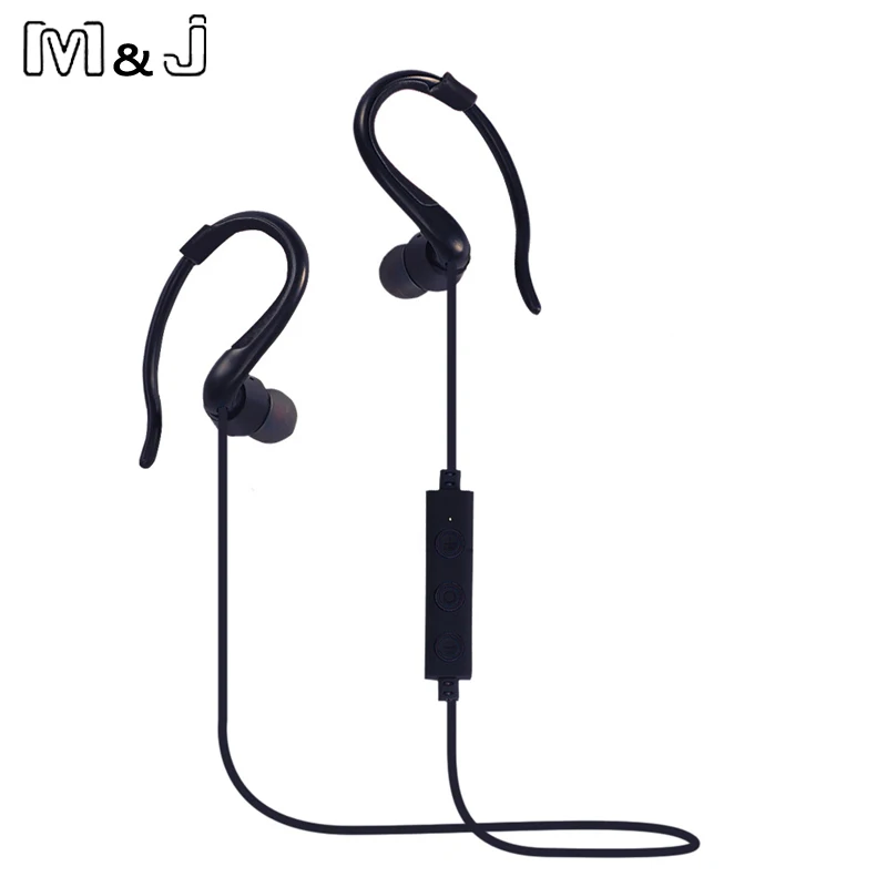 M J Wireless Bluetooth 4 1 Headset Stereo Sport Earphone Studio Music WIth Mic Smart Bass Headphone for iPhone EeubhqJcWn