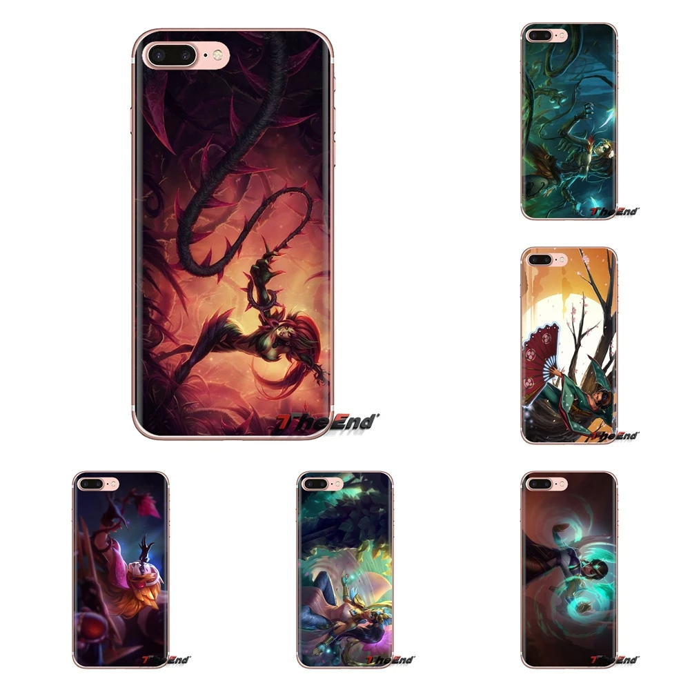 For Xiaomi Mi4 Mi5 Mi5S Mi6 Mi A1 A2 5X 6X 8 9 Lite SE Pro Max Mix 2 3 2S League of Legends Karma Zyra Transparent Soft Cases |