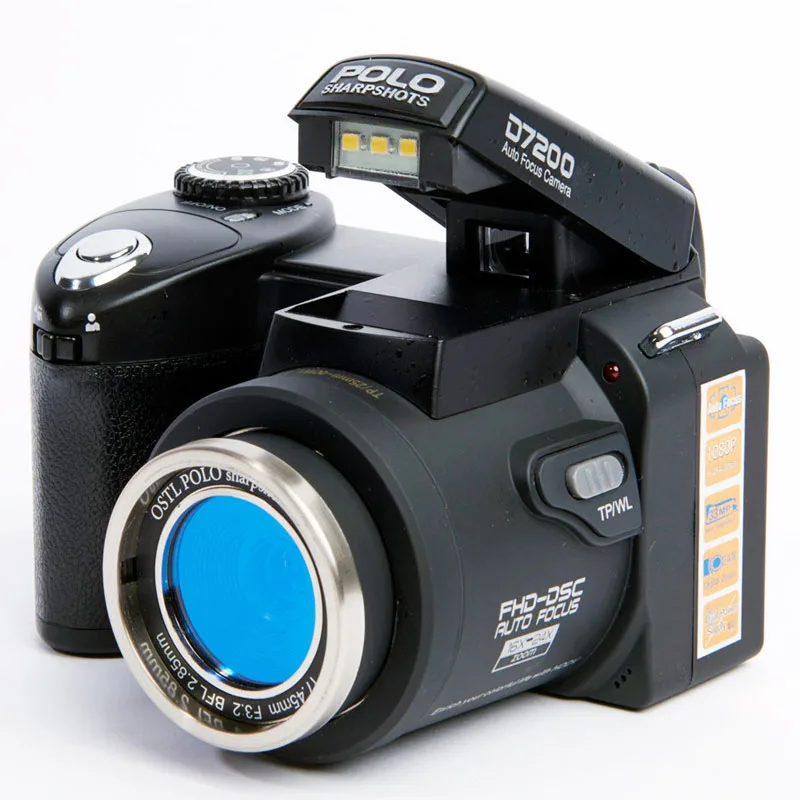 Цифровая видеокамера PROTAX D7100/D7200 записывающее устройство HD1080P широкоугольный + 24