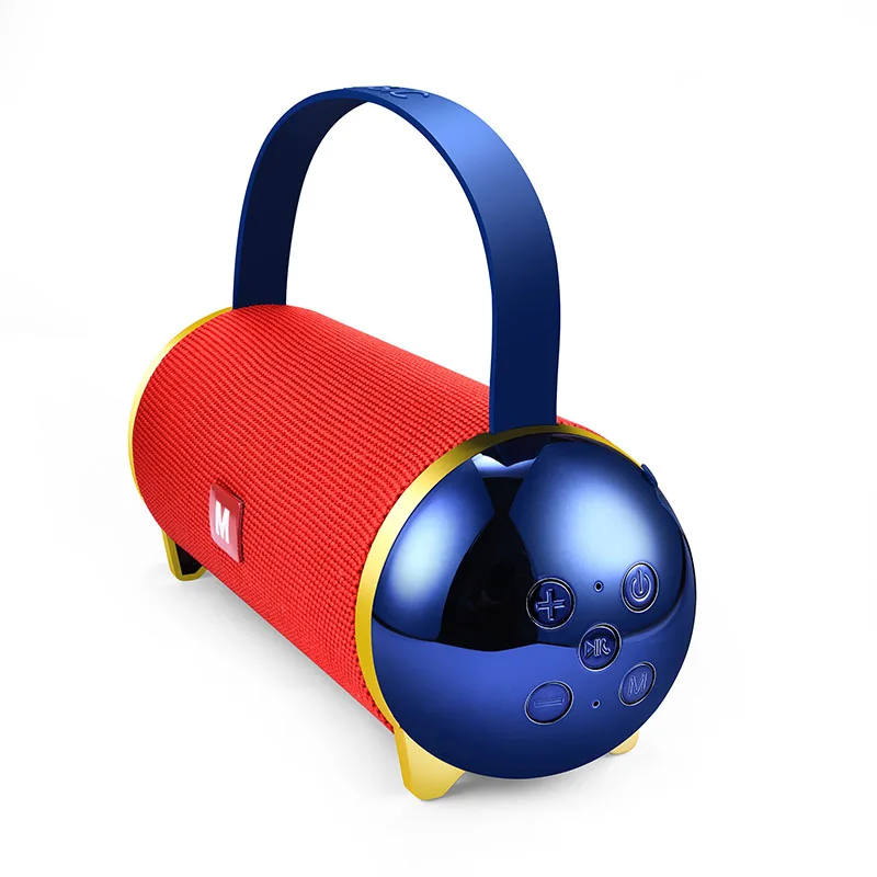 Лучший Саундбар 20 Вт большая мощность динамик Портативный enceinte Блютуз динамик водонепроницаемый spiker Бумбокс 3D стерео музыкальный сабвуфер - Цвет: Red