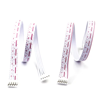 

100Pcs 20cm Double PH2.0 Header 8P 9P 10P AWG26 Red White Wire Cable