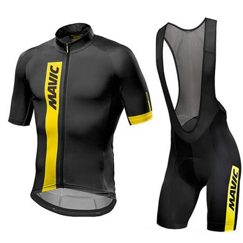 

2019 Mavic Man Cycling Jersey Sets Pro team Men Short Sleeve Mtb Cycling Clothing Bicycle Bike Jersey