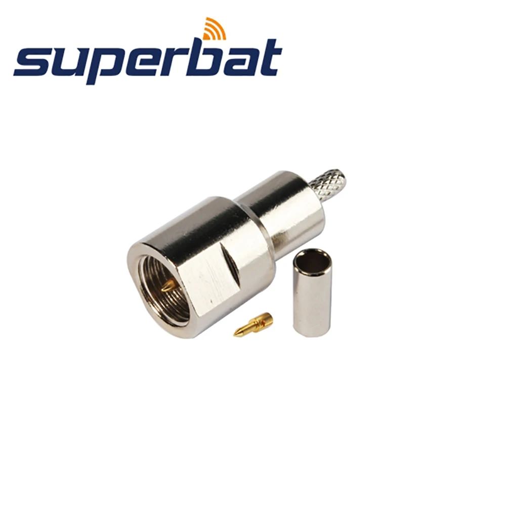 Superbat заглушка FME прямой обжим для коаксиального кабеля RG174 RG178 RG316 LMR100 RF