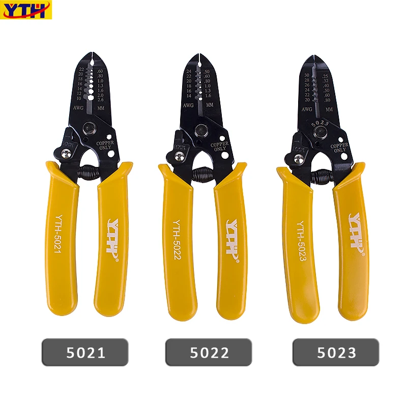

YTH wire stripper cutting cable tools stripping pliers insulation removal electronic clamps bolt cutter automatic wire strippers