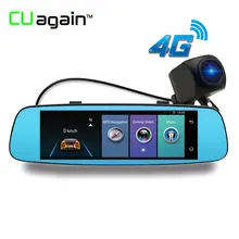 CUagain CU6 смарт-dash Cam 4 г DVR 8′ автомобиля gps Android зеркало Камера Wi-Fi ADAS Bluetooth видео Регистраторы Сенсорный экран DVR Карро