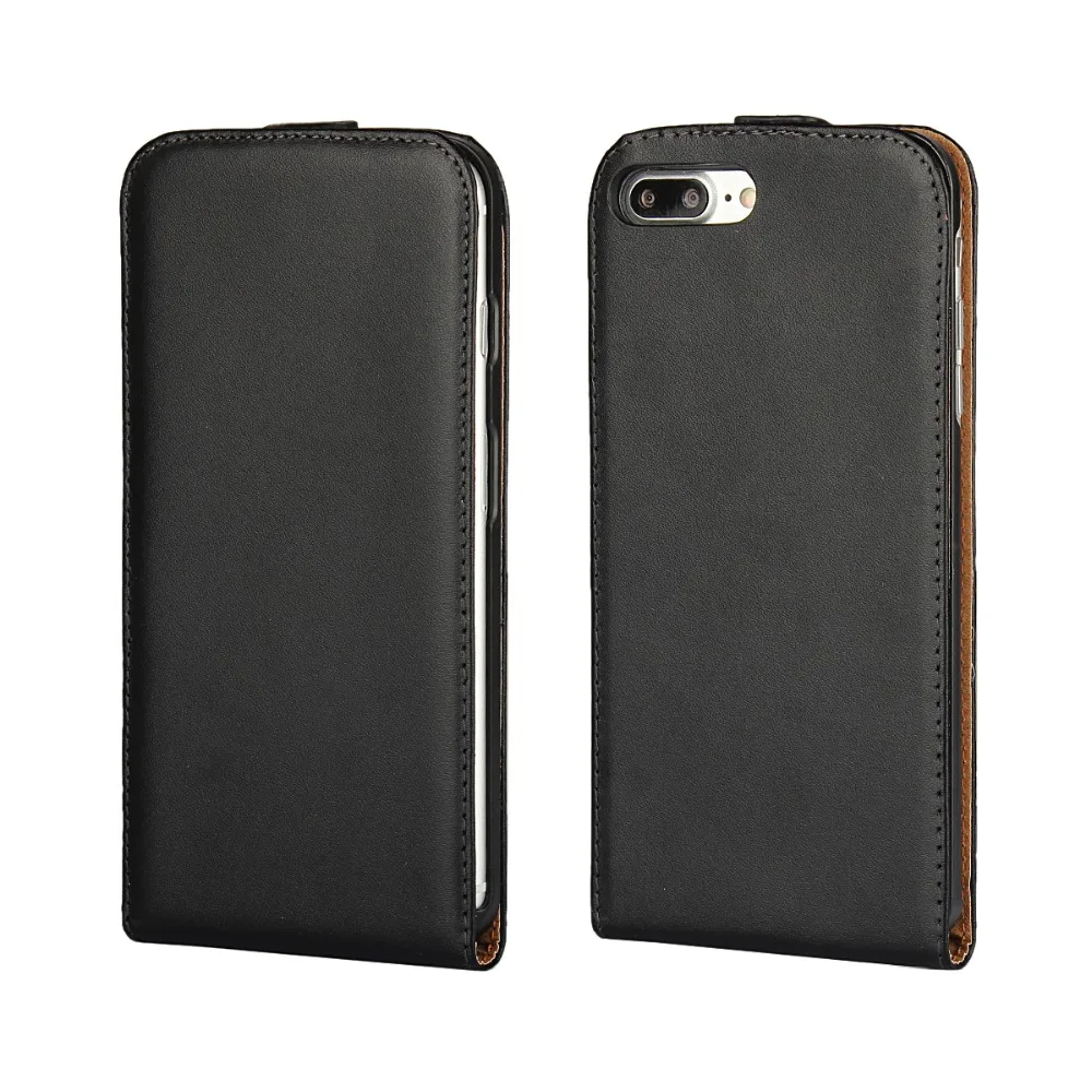 Luxury Flip Leather Case For iPhone 7 8 Vertical Phone Cover Bag