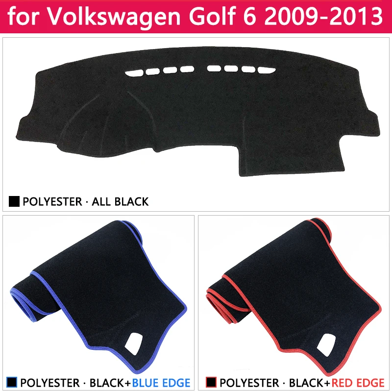 for Volkswagen VW Golf 6 MK6 2009~2013 5K Anti-Slip Mat Dashboard Cover Pad SunShade Dashmat Carpet Accessories 2010 2011 2012