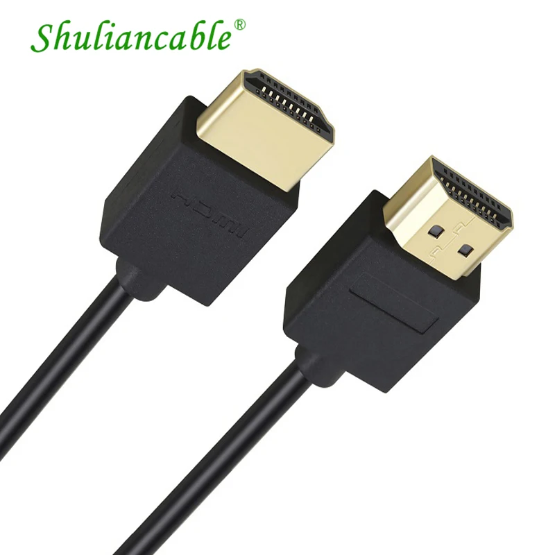 Shuliancable Стандартный HDMI Мужской-Мужской кабель высокоскоростной HDMI кабель 1080P 3D в аудио и видео кабели проектор для xbox PS3 0,3 m-10 m