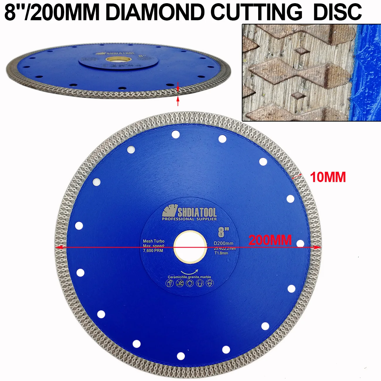Pressed Diamond Saw Blades Sintered 