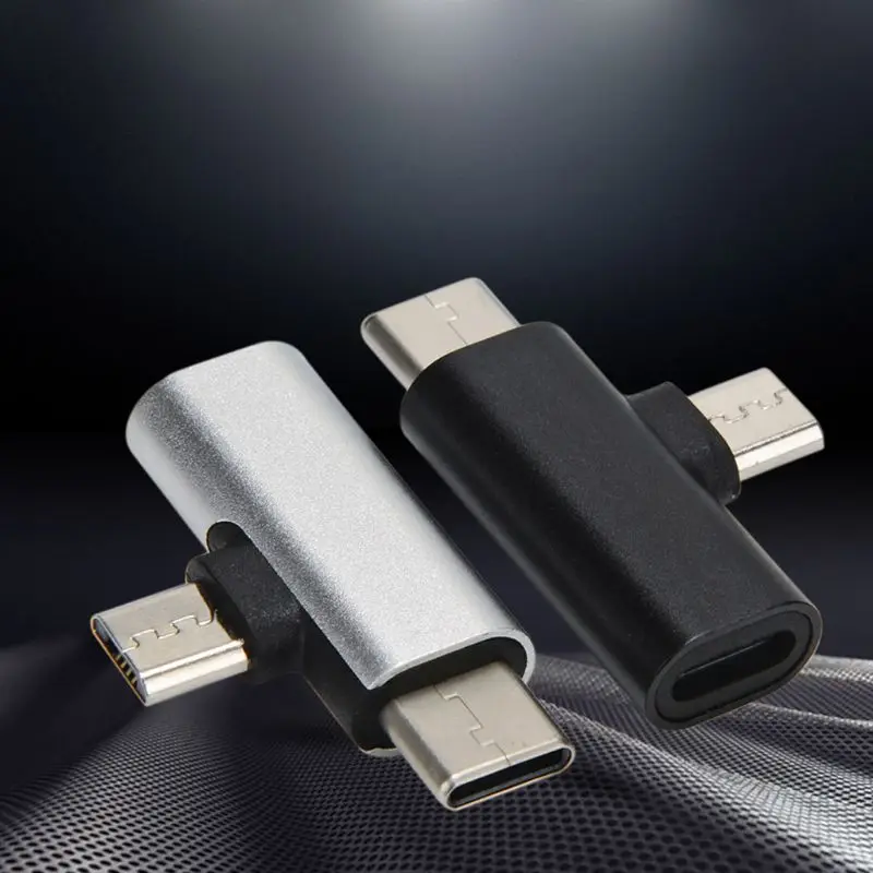 8 Pin для Lightning/USB мама к Type C кабель + Micro USB зарядка Мужской конвертер разъем адаптера