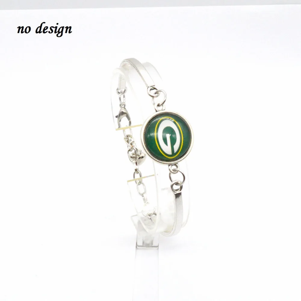 2018 Fashion Football Bracelet Green Bay Packers Team Charm 2018 Fashion Football Bracelet Green Bay Packers Team Charm Bracelets Bangles Femme Men Jewelry Whole Spt004 In From