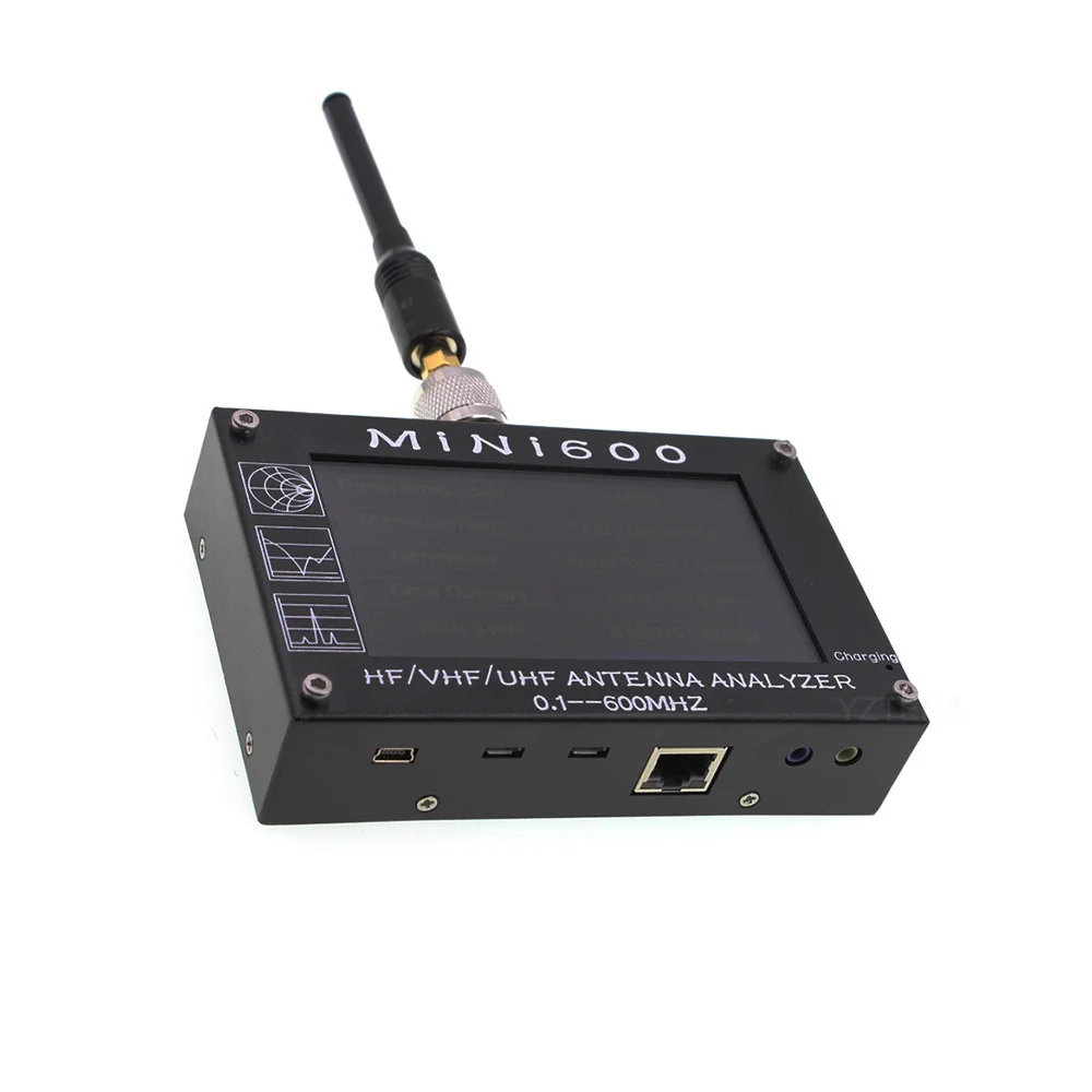 Антенный счетчик MINI600 HF/VHF/UHF антенный тестер MINI 600 частота 0 1 MHZ с 4 3 &quotTFT LCD