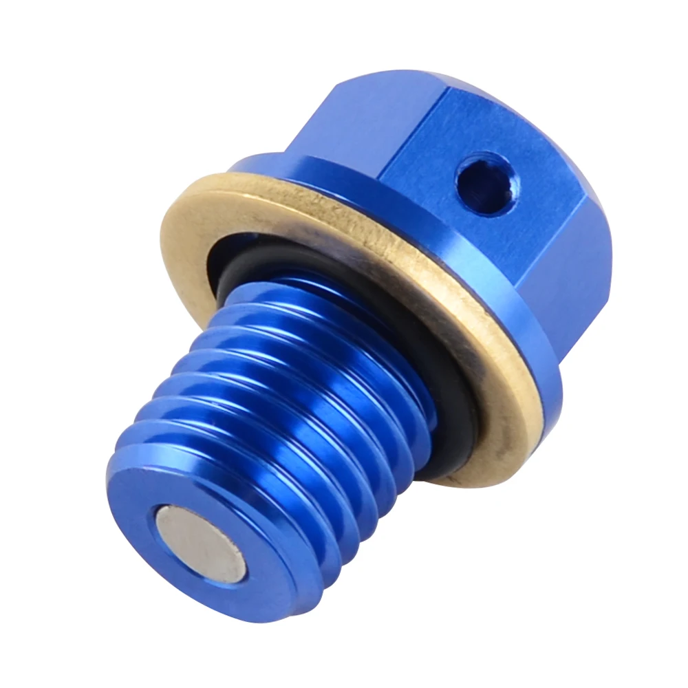 Винт для слива масла M12x1.5 Yamaha YZ 125 250 250X 80 100 400 400F 465 490 WR 250R 200 500 YZF R25 R3 MT 03 25|Гайки и