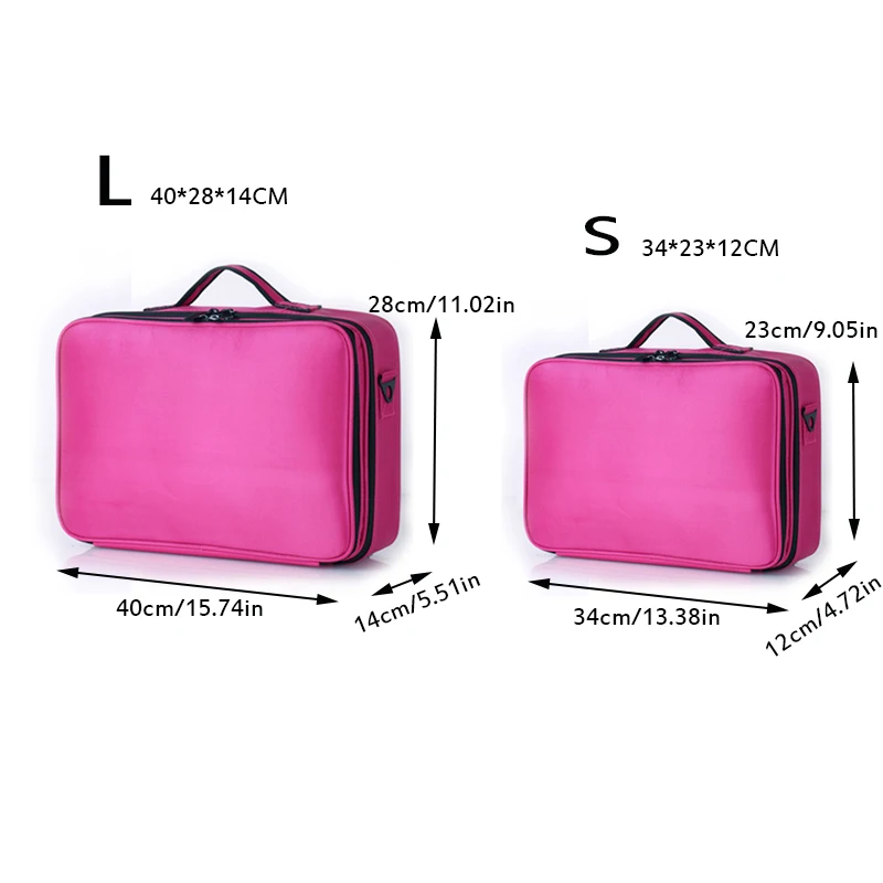 YFGXBHMX Makeup Artist Accessori Da Viaggio Professionale di Bellezza Caso Cosmetico & Sacchetto Cosmetico Semi-permanente Del Tatuaggio Unghie Multi-Lay