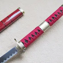 S2673 аниме RORONOA Зоро сандай китсу меч черный Хамон лезвие 41," одна деталь