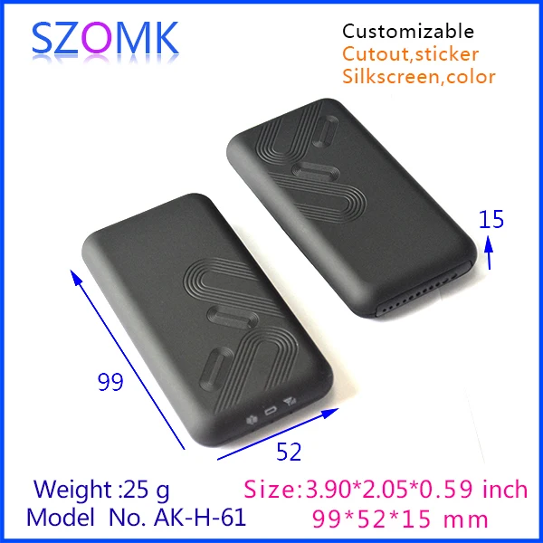

1 piece abs plastic new arrival GPS tracker for enclosures of pcb design and electronics device 99x52x15mm
