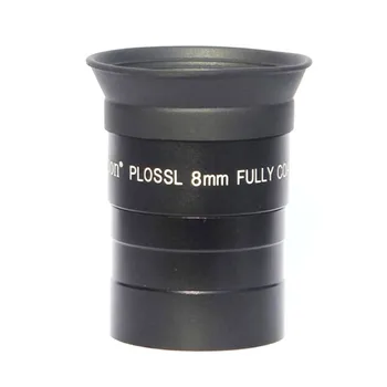 

Standard 1.25" PLOSSL 8mm Eyepiece Fully Coated Film Astronomical Telescope Ocular with Extinction Filter Thread for Astro Lens
