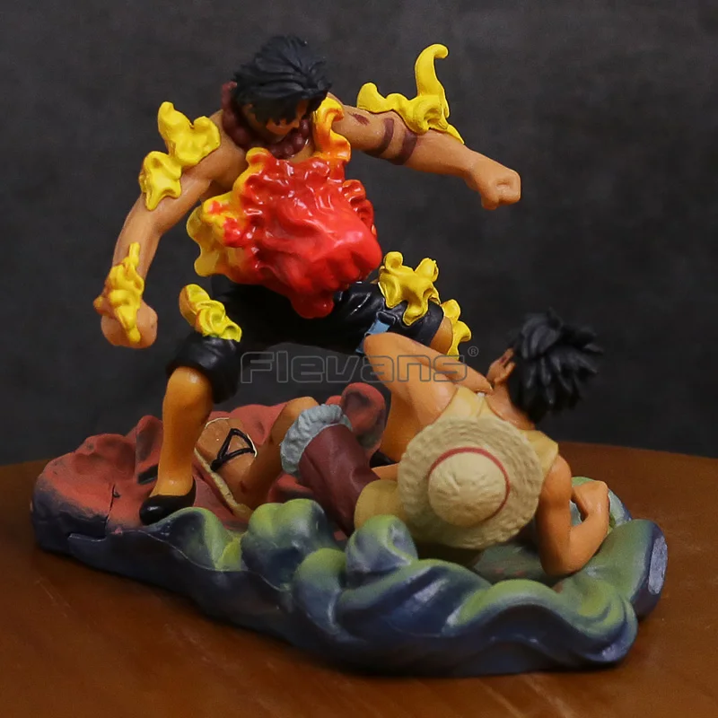 Аниме one piece The Death Of Ace Luffy& Ace VS Sakazuki ПВХ фигурка Коллекционная модель игрушки