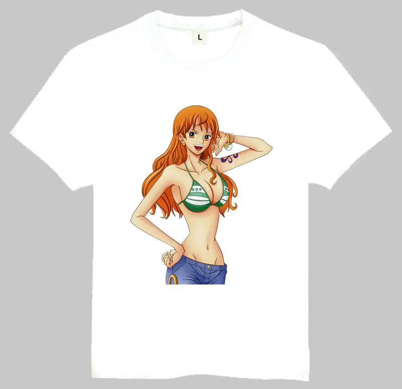 One Piece Characters Luffy Nami T Shirts One piece Merchandise Up
