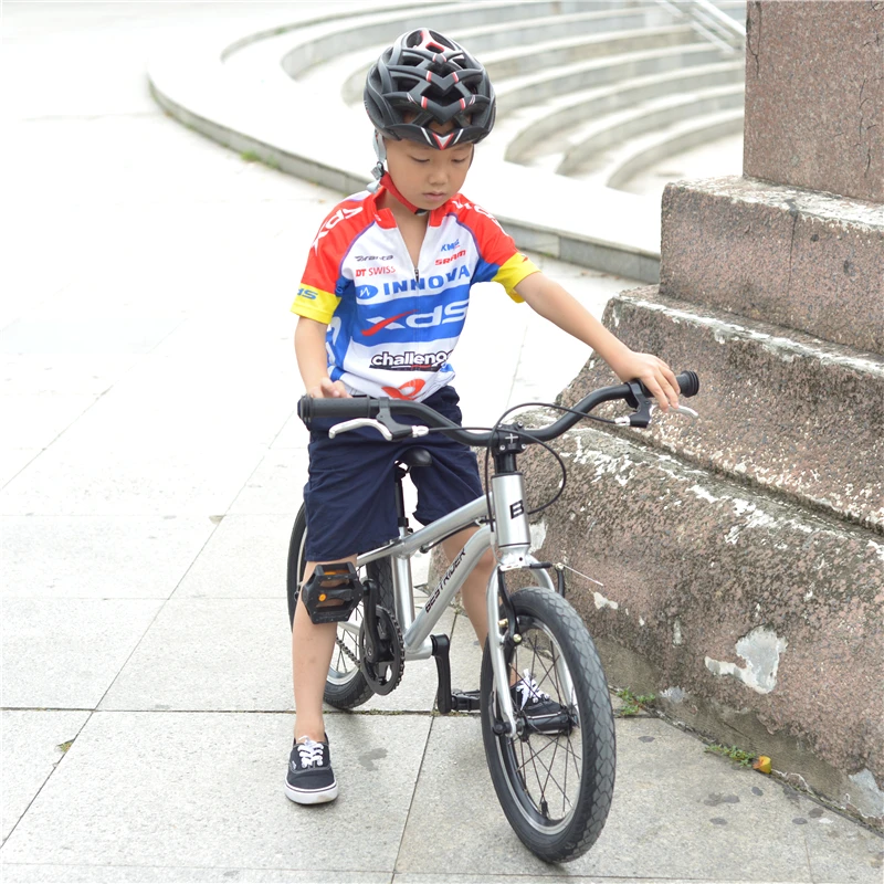 BESTRIDER 16-inch Aluminum Alloy High-end Children's Bicycle Single speed soil slope Ergonomic design Height 105/125 mm BESTRIDER 16-inch Aluminum Alloy High-end Children's Bicycle Single speed soil slope Ergonomic design Height 105/125 mm