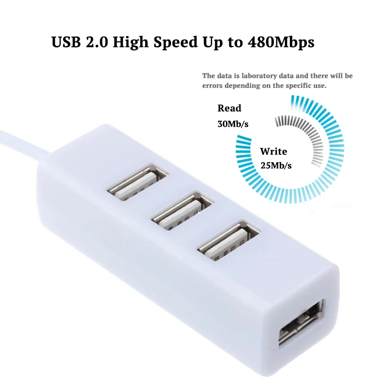 Type C To Multi USB HUB For MacBook Air 13 USB 2.0 Splitter Laptop Accessory Dock HUB USB-C Multiple Mini 4 Port Hab 2.0 Adapter
