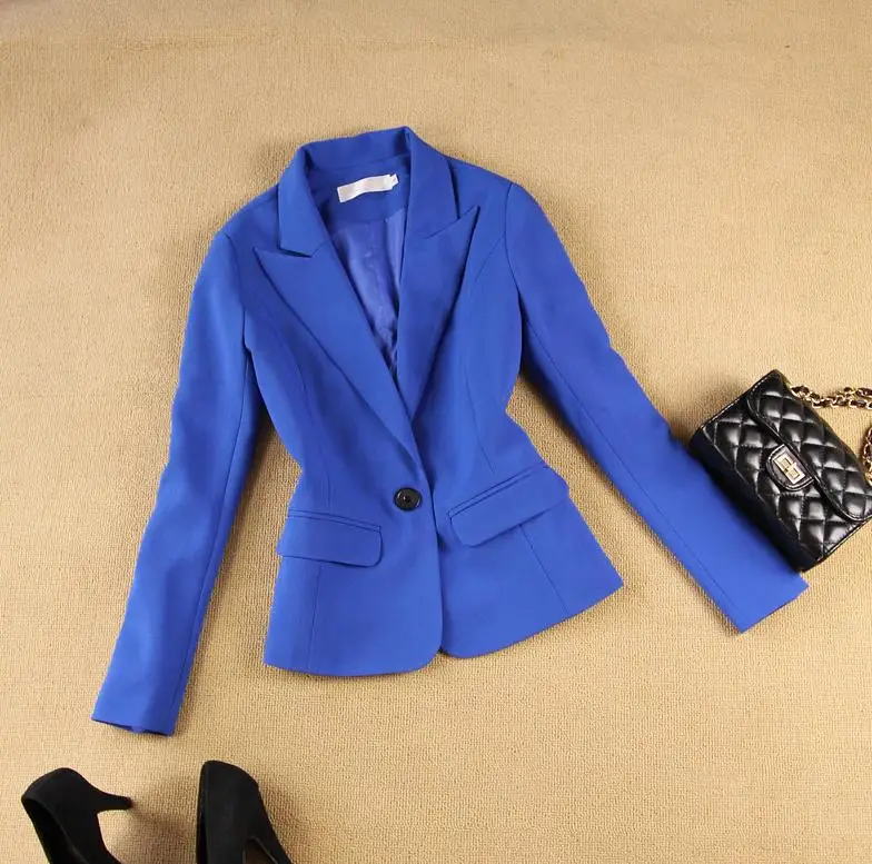 2016 Winter slim work wear Blazer Sets elegant women OL fashion formal blazer set plus size office business Blazers set female