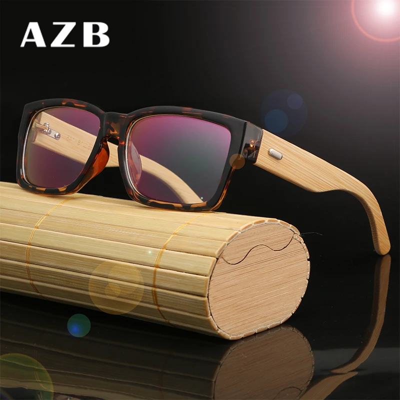 

AZB Wooden Eyeglasses Frames Men Bamboo Glasses Frame Optical Reading Glasses Spectacles Prescription Myopia Glasses Frame