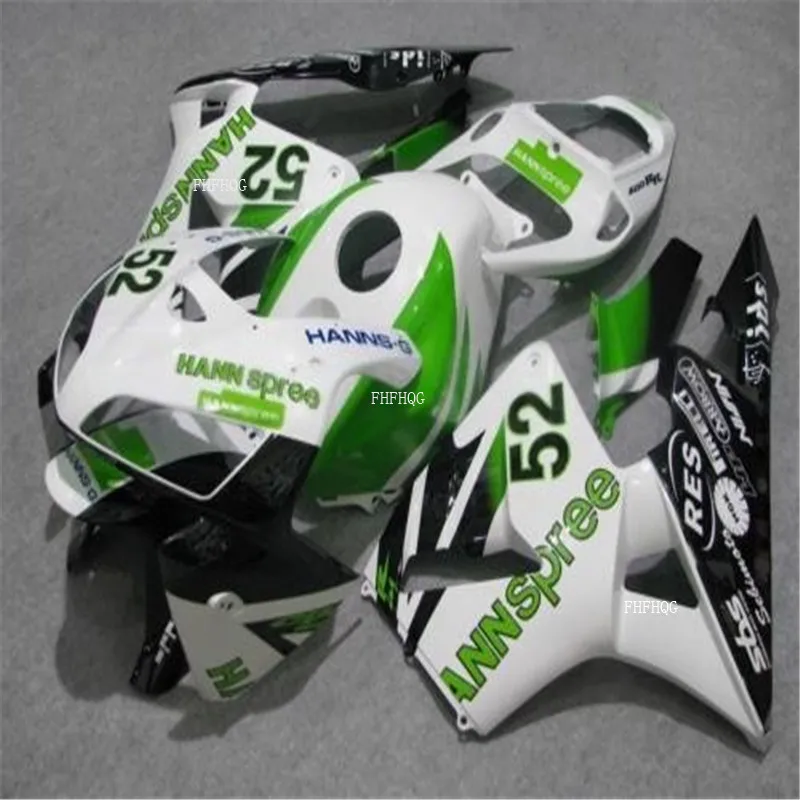 Комплекты обтекателей ABS для Honda CBR600RR F5 05 06 2005 2006 Обтекатели HANNSPREE 52 Белый