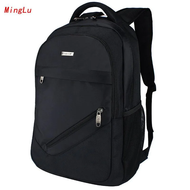 MingLu Preppy Style Teenager Schoolbag High capacity Laptop Backpack