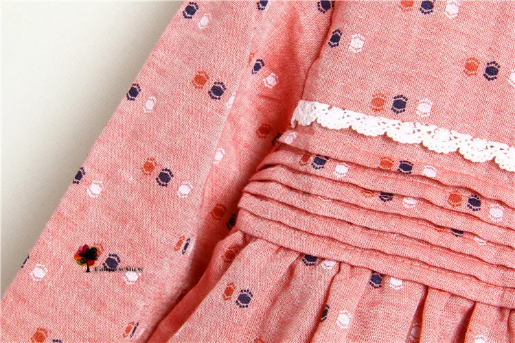 Новая детская одежда, милые хлопковые блузки в горошек с длинными рукавами и круглым вырезом для девочек на весну-осень