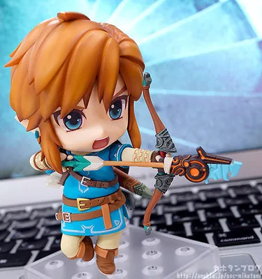 

Good Smile Nendoroid Link Zelda Figure Breath of the Wild Ver DX Edition Deluxe Version Action Figure