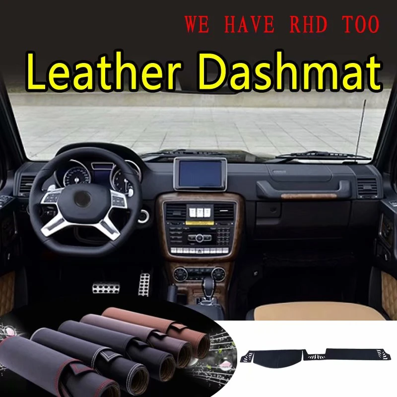 For Mercedes Benz G Class 463 G500 G350 G550 Amg G55 1990 2017 Leather Dashmat Dashboard Cover Dash Carpet Custom Car Styling Aliexpress