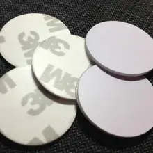 125 кГц RFID EM4305 3 м клейкая монета перезаписываемая карта копия клон карта(25 мм