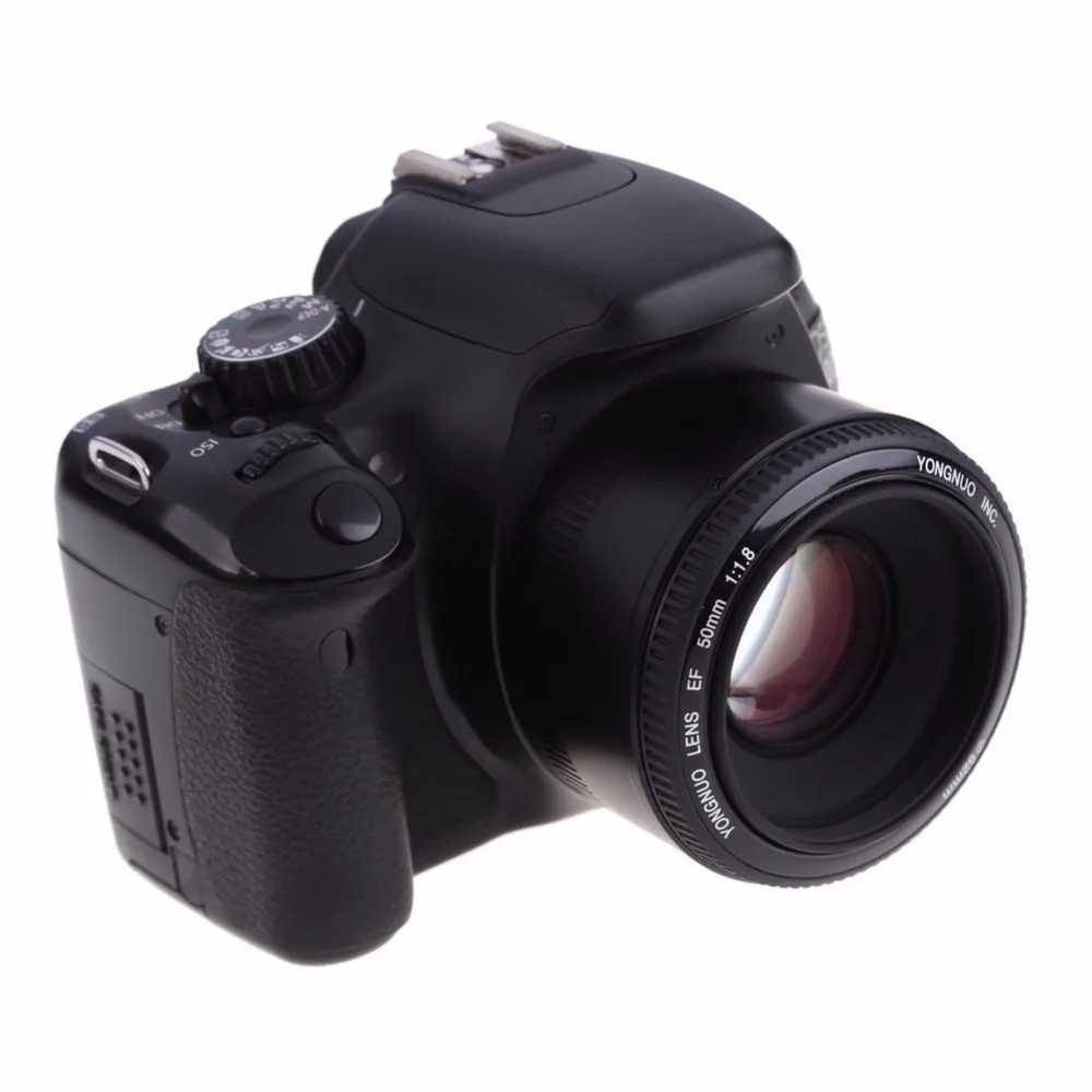 Светодиодная лампа для видеосъемки YONGNUO 50 мм YN50 F1.8 Камера объектив с