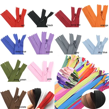 

10pcs 3# 35cm(14Inch) Length Closed Nylon Coil Zippers Tailor Trousers slide fastener Garment Sewing Handcraft DIY Accessories