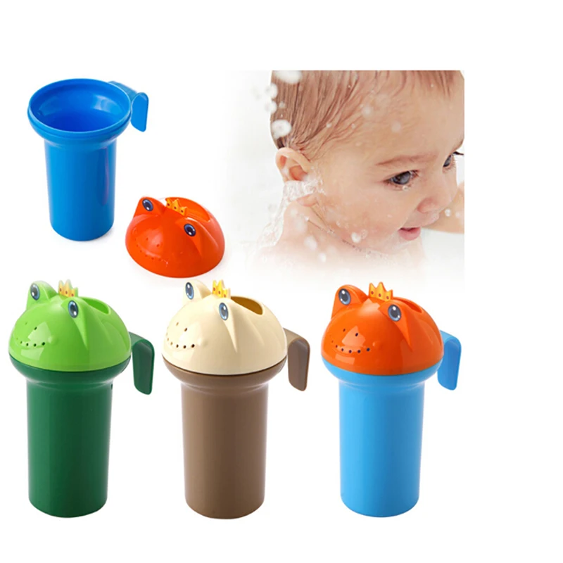 Милая мультяшная детская водная ложка для душа, Детская Бутылочка для купания, детский шампунь, чашка для мытье чашек, моющая насадка, игрушки