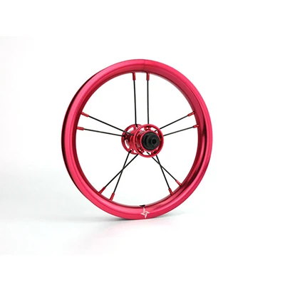 GIPSY G-SIX 12 дюйма 84/95 мм детская велосипедная пара колес сплав, покрытый оксидной пленкой 6 цветов баланс комплект велосипедных колес - Цвет: Red