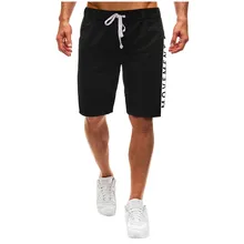 Бренд, мужские однотонные комбинированные хлопковые шорты с несколькими карманами, цветные модные штаны, Лидер продаж