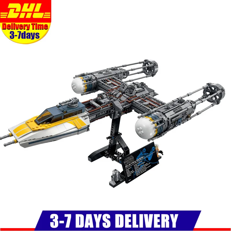 

2019 Star Wars Series The New Y-wing Starfighter Set Model Building Blocks Bricks DIY Toys Boy Compatible with Legoing 75181