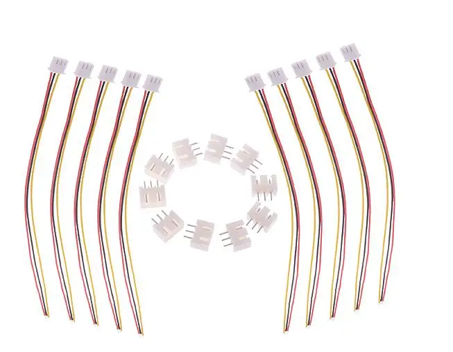 10 пар/лот 150 мм RC lipo зарядное устройство XH2.54 штекер 3P 4 P 5P 6P 7P 8P 9P провод с штекером
